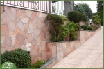 Quarzite Rosa Rivestimento Mosaico